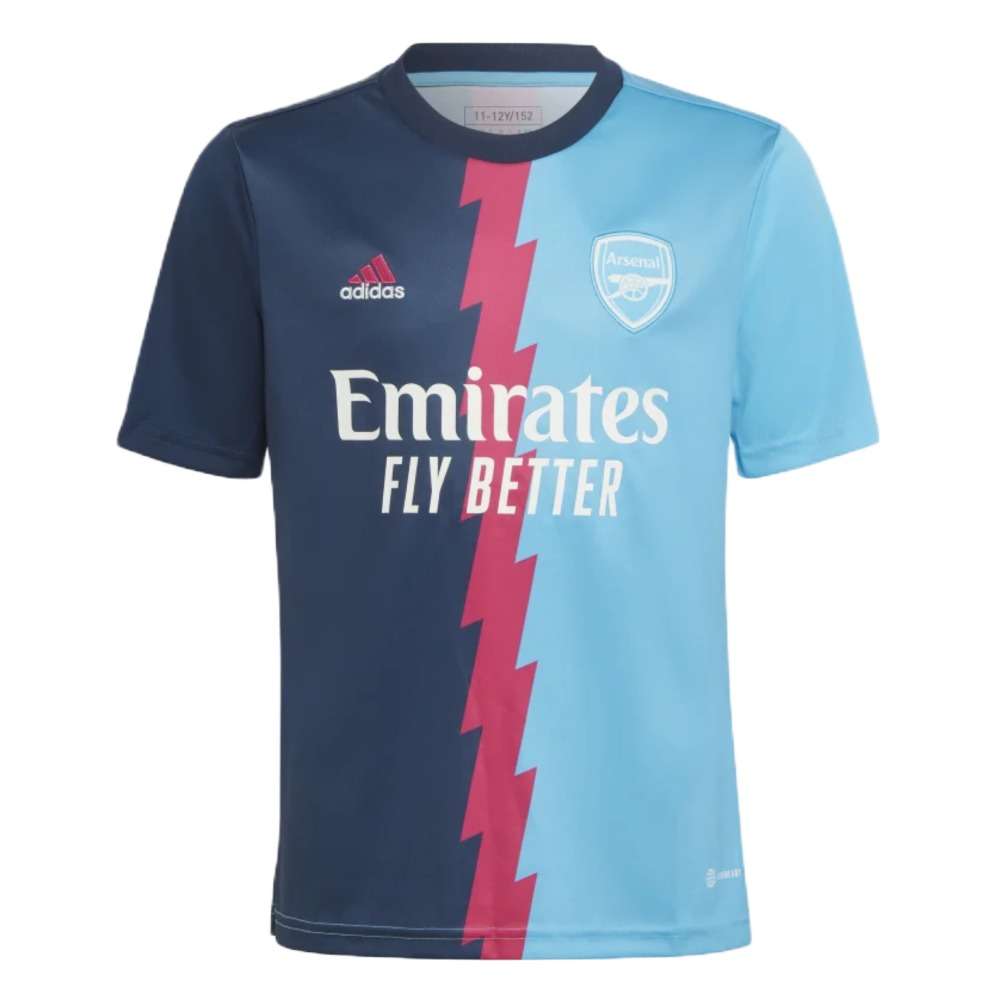 adidas Kids ARSENAL Pre-Match Jersey - Collegiate Navy / Team Real Magenta / Sky Rush