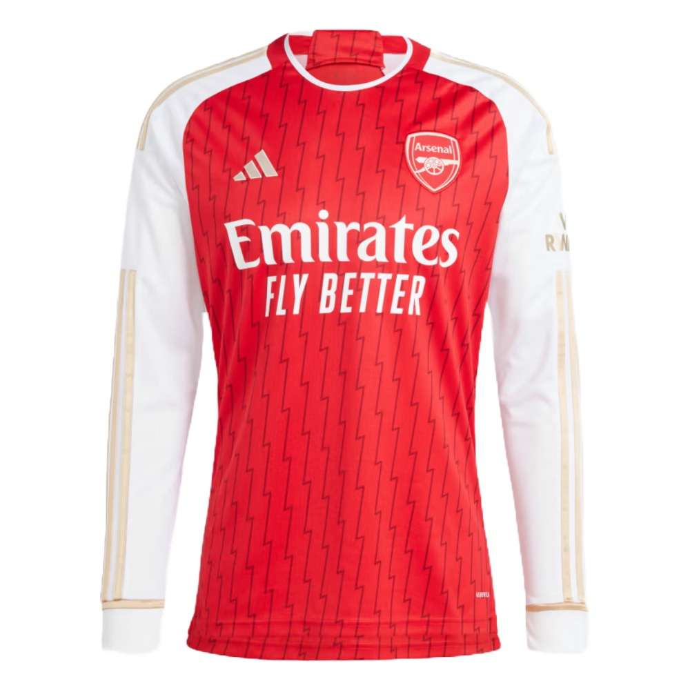 adidas ARSENAL 23/24 Long Sleeve Home Jersey - Red White