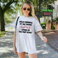 Hello Darkness Funny T-Shirt – Sarcastic Quote Tee