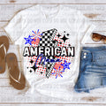 American Mama Checkered Bolt - Tee