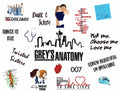 Greys Anatomy UV DTF Transfer
