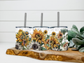 Sunflowers - 12oz Low Ball Tumbler