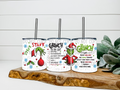 Grinch To Do List - 12oz Low Ball Tumbler