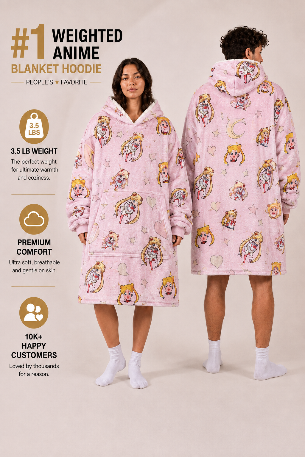 Sailor Moon Blanket Hoodie