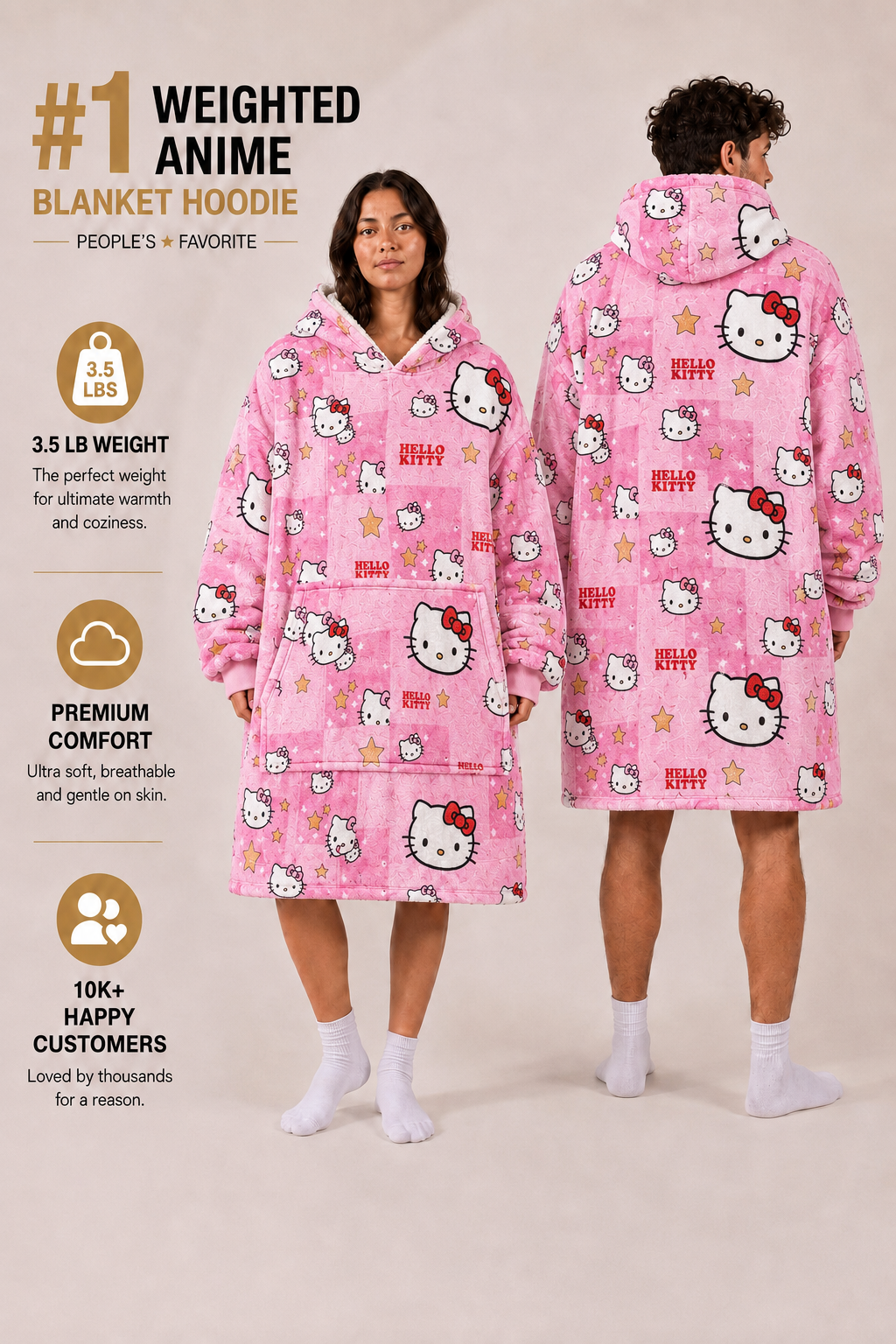 Hello Kitty Blanket Hoodie
