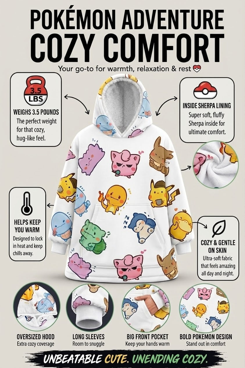 Pokémon Blanket Hoodie