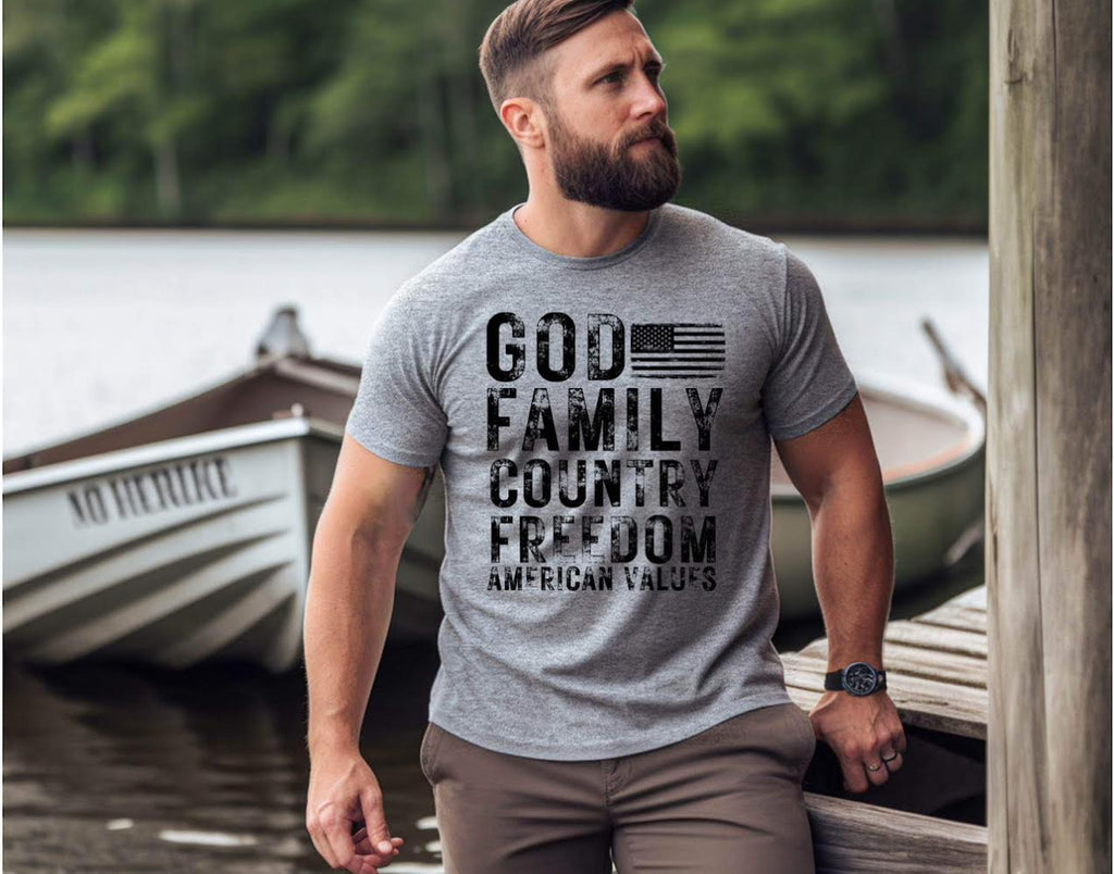 God Family Country Freedom American Values