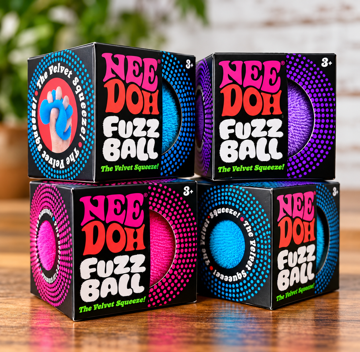 NeeDoh Fuzz Ball (Colors May Vary)