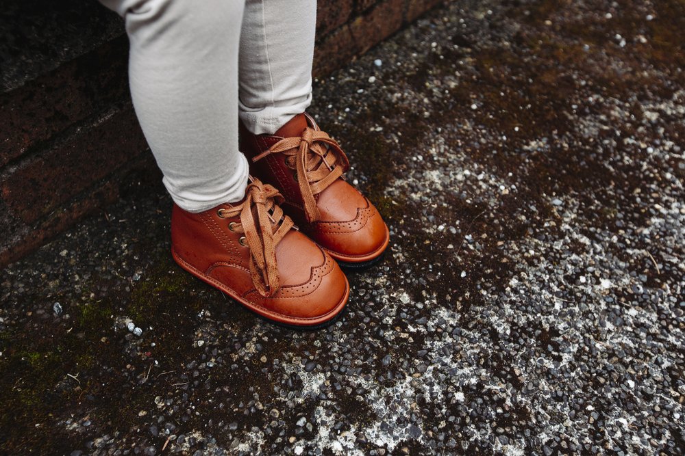 Waterproof Hand-Stitched Kids’ Boots with Flexible Sole |Chestnut