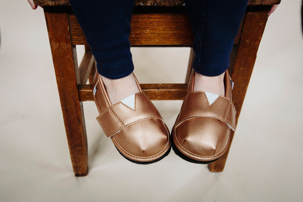 Gold Velvet Barefoot Shoe Topper | Ozznek Zero-Drop & Wide Toe Box