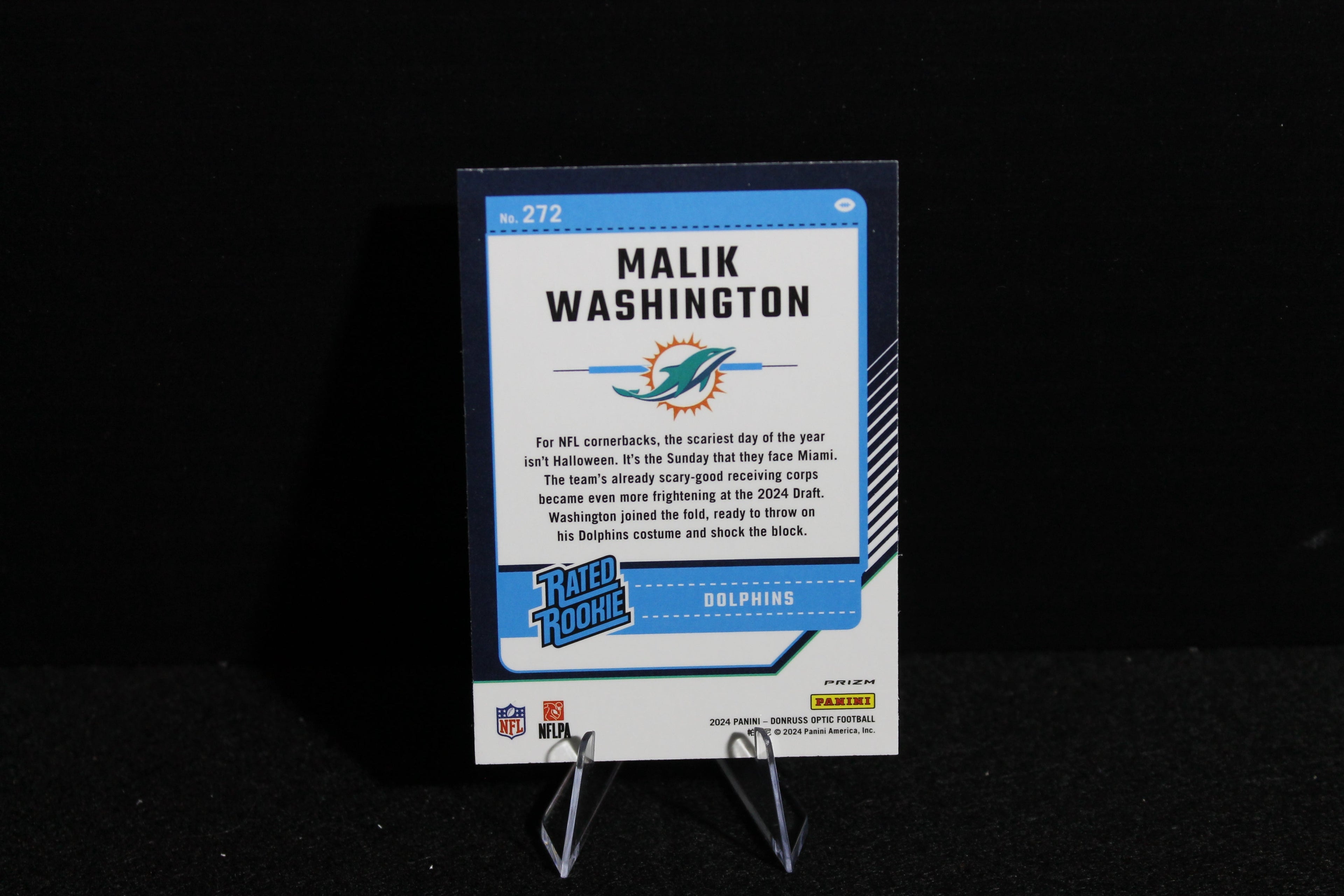 Malik Washington - 2024 Donruss Optic - Stars - Rated Rookie - SSP