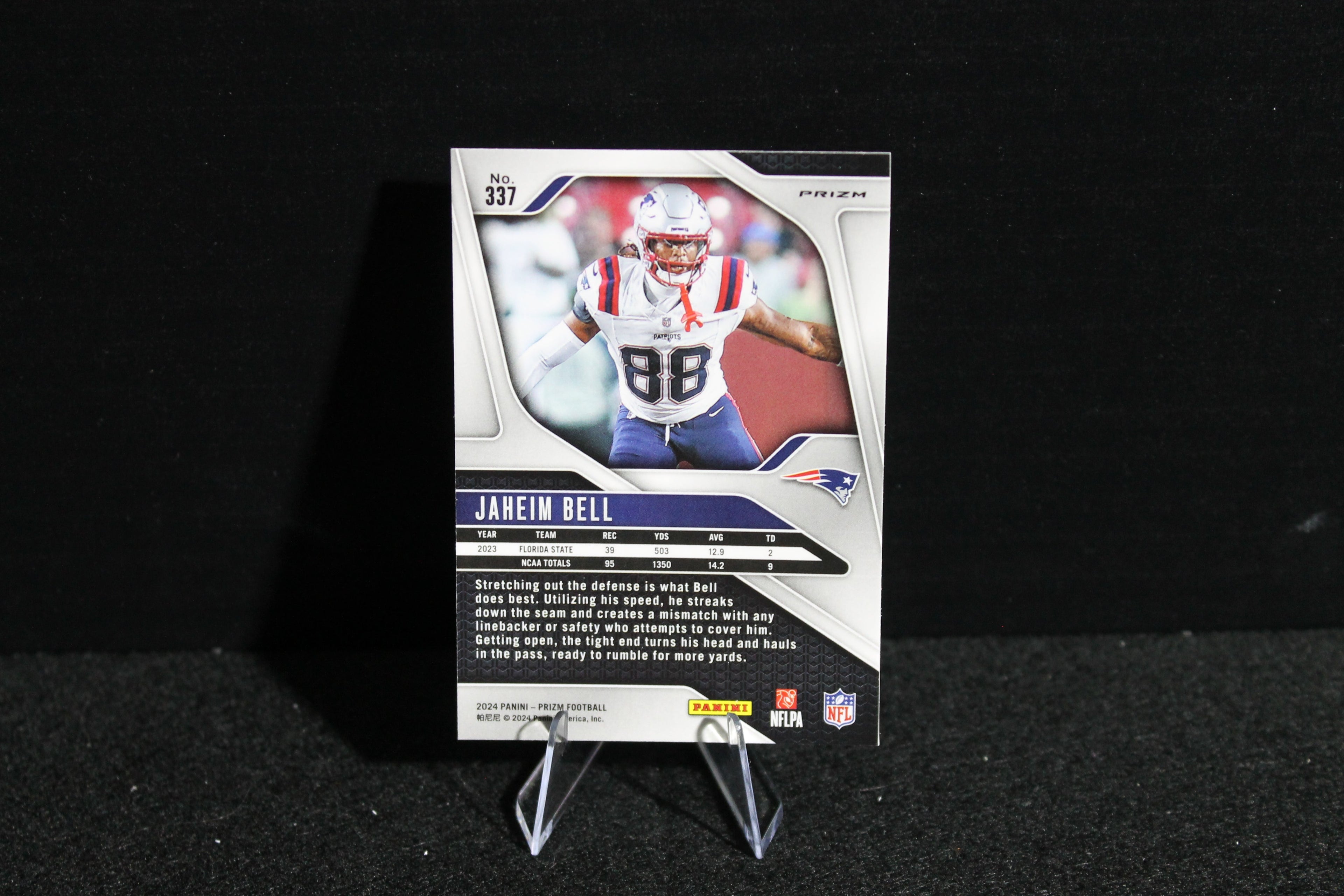 Jaheim Bell - 2024 Panini Prizm - Orange Ice - Rookie