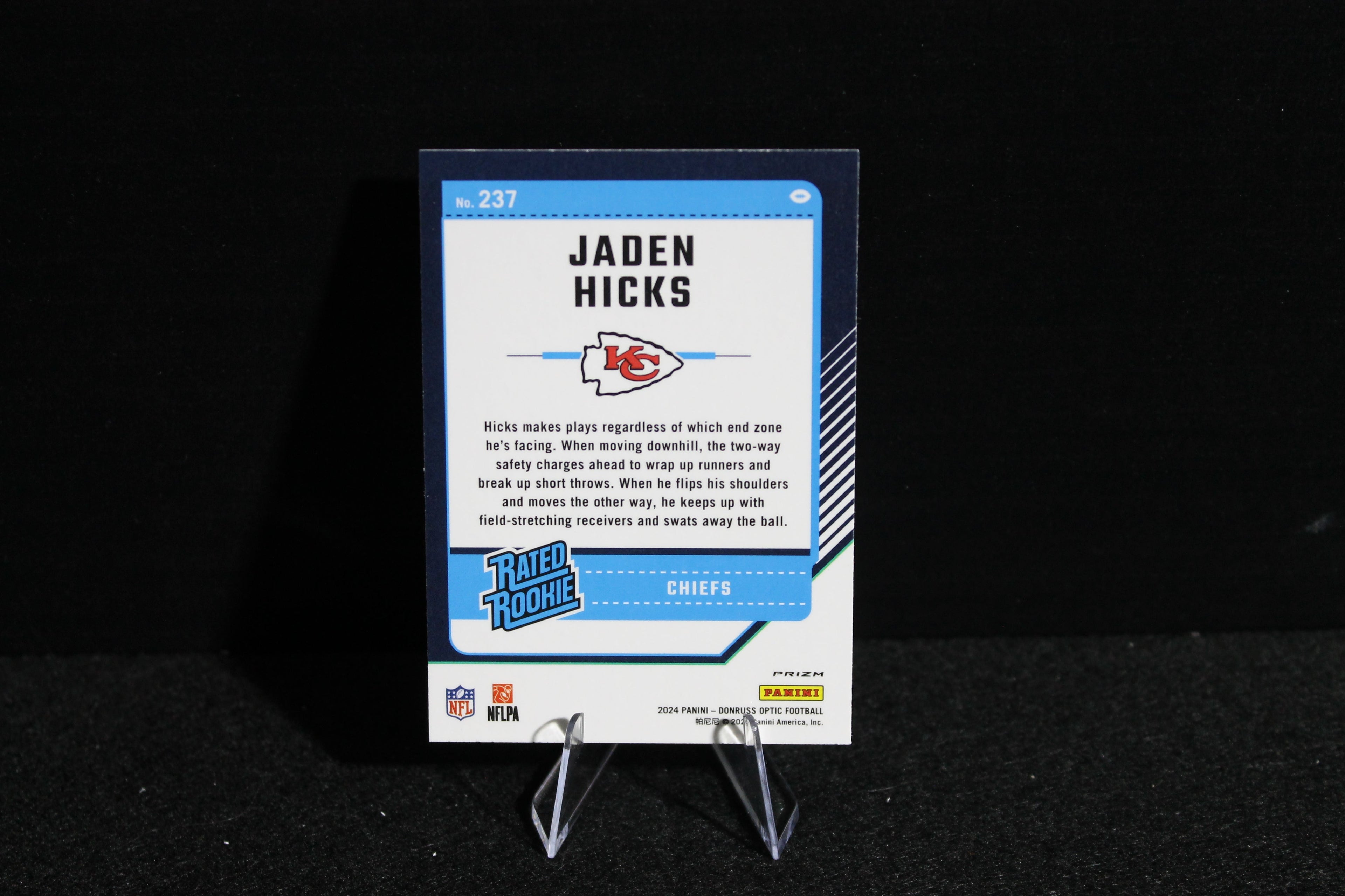 Jaden Hicks - 2024 Donruss Optic - Holo - Rated Rookie