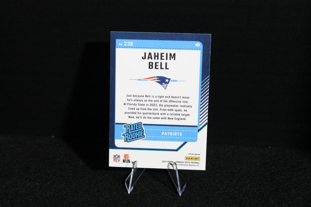 Jaheim Bell - 2024 Donruss Optic - Green Velocity - Rated Rookie
