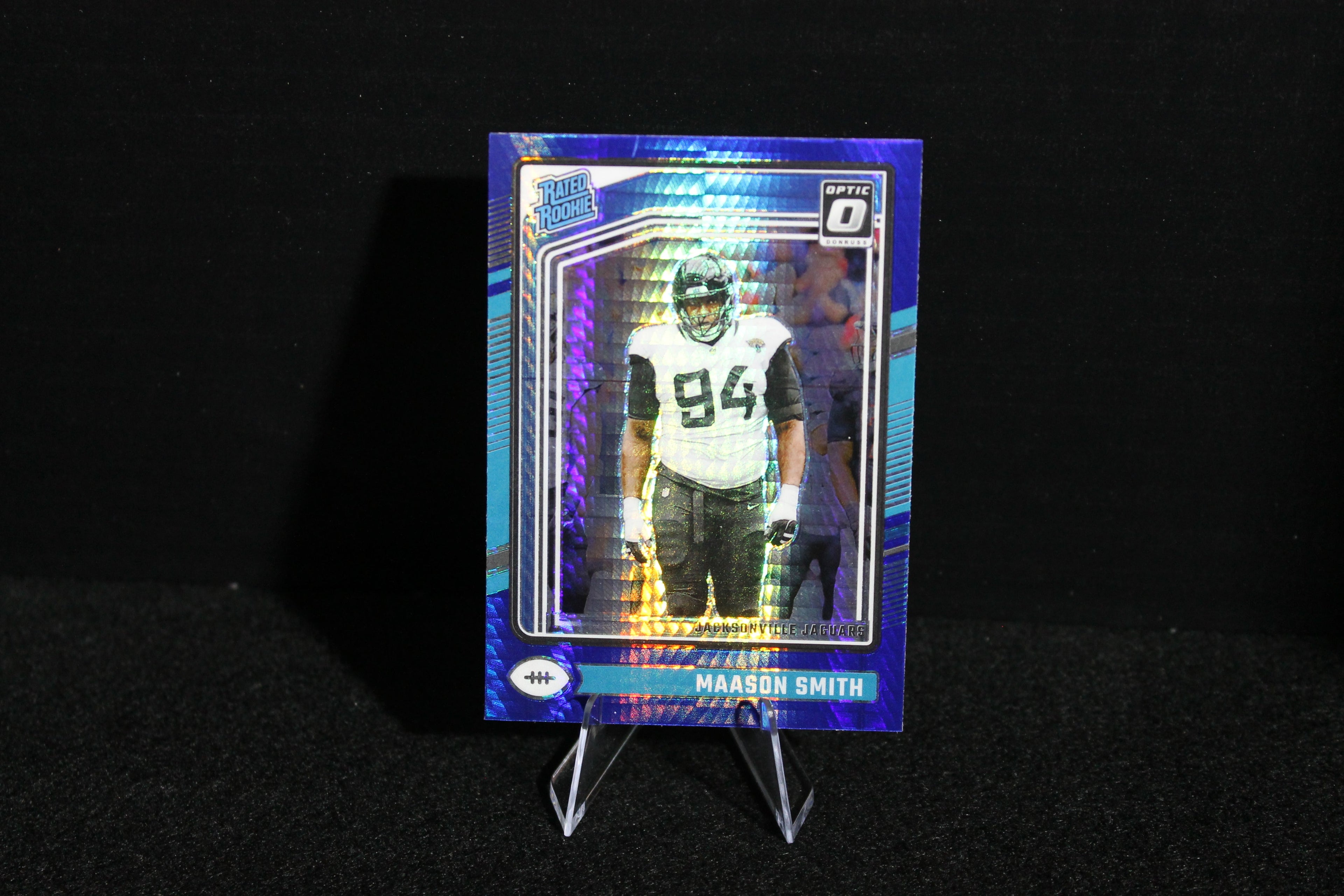 Mason Smith - 2024 Donruss Optic - Blue Hyper - Rated Rookie