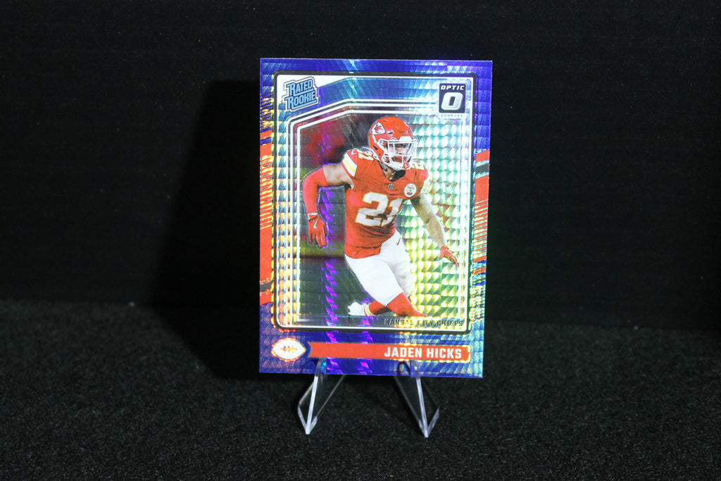 Jaden Hicks - 2024 Donruss Optic - Blue Hyper - Rated Rookie