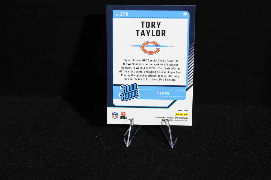 Tory Taylor - 2024 Donruss Optic - Blue Hyper - Rated Rookie