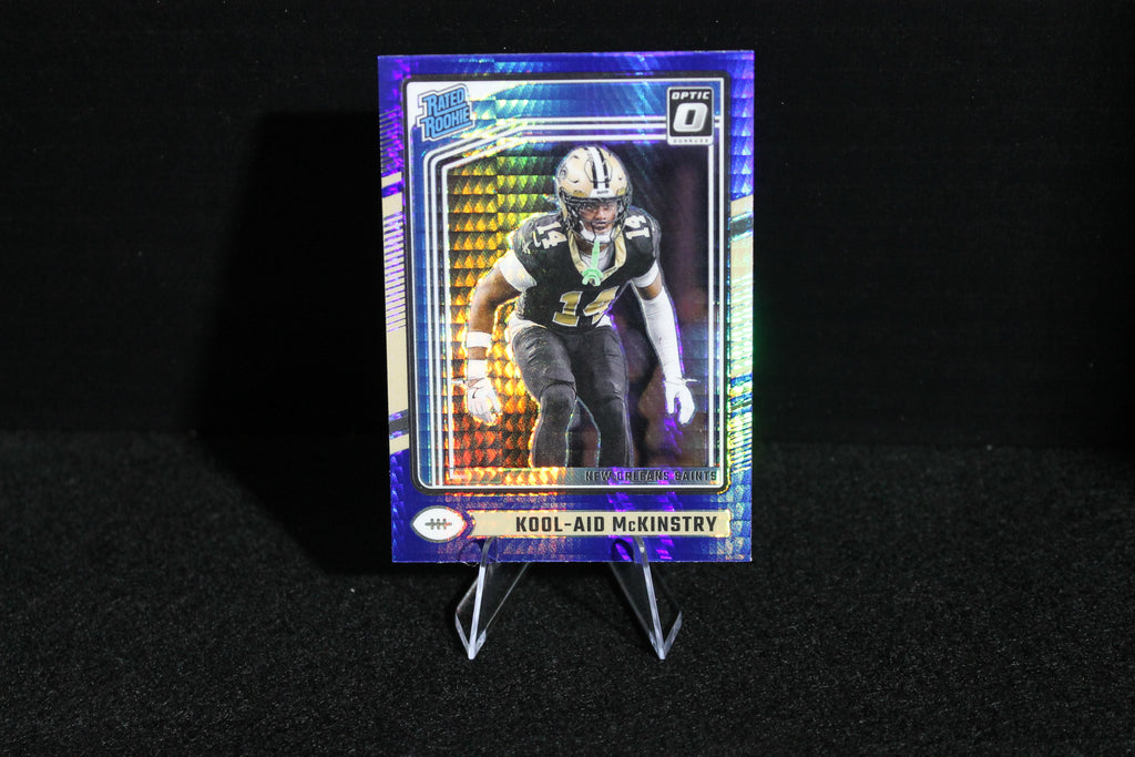 Kool-Aid McKinstry - 2024 Donruss Optic - Blue Hyper - Rated Rookie
