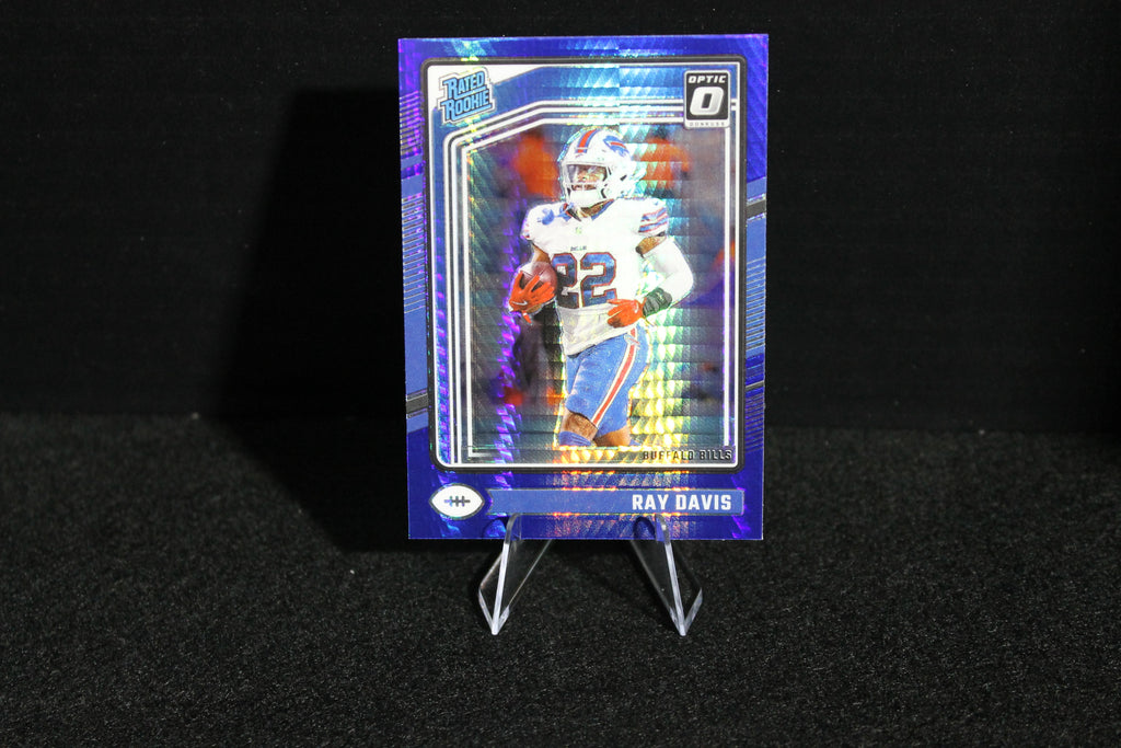 Ray Davis - 2024 Donruss Optic - Blue Hyper - Rated Rookie