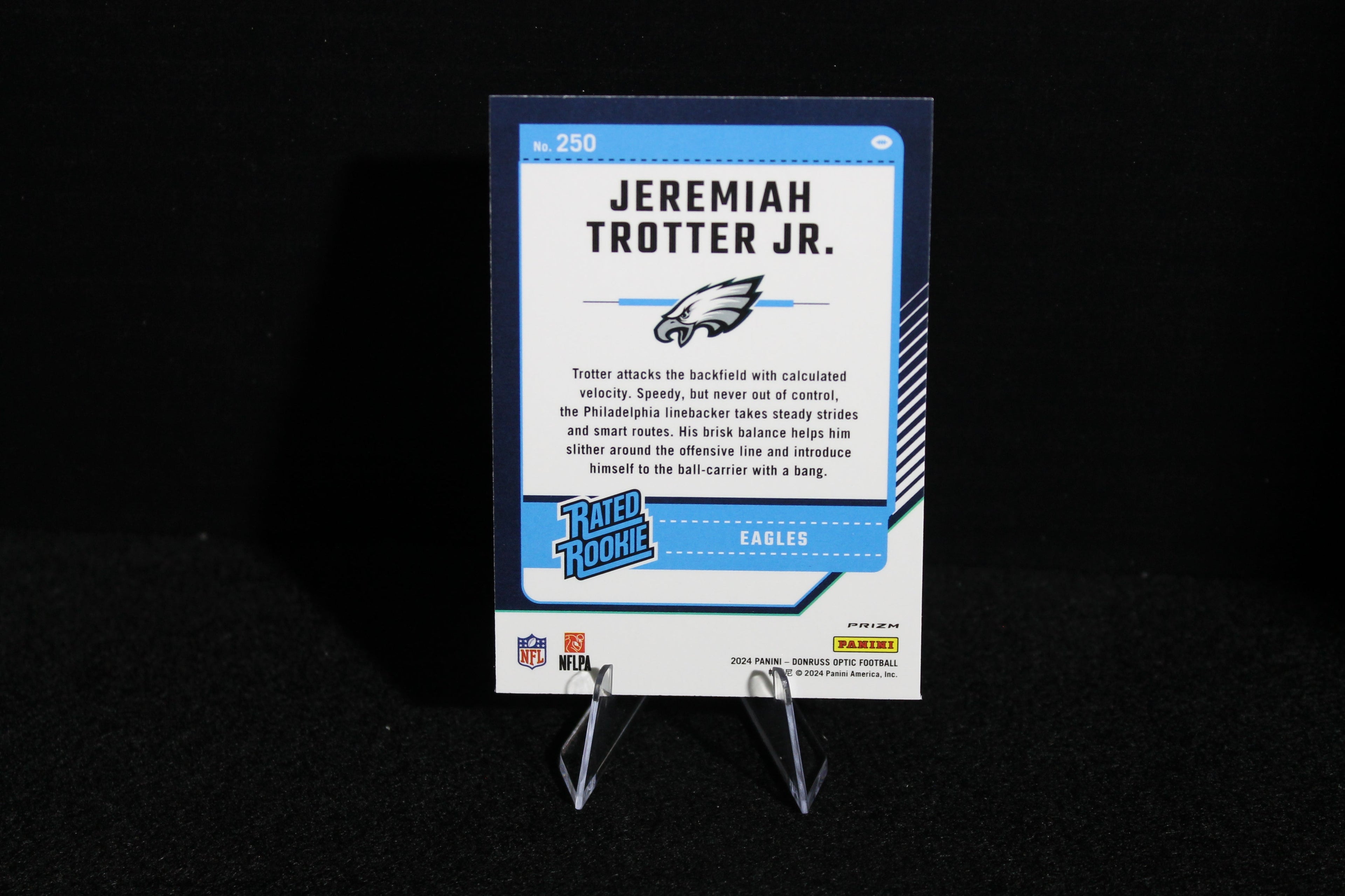 Jeremiah Trotter Jr. - 2024 Donruss Optic - Blue Hyper - Rated Rookie