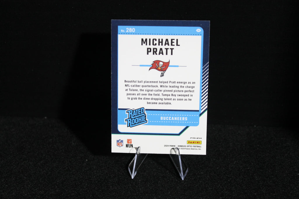 Michael Pratt - 2024 Donruss Optic - Blue Hyper - Rated Rookie