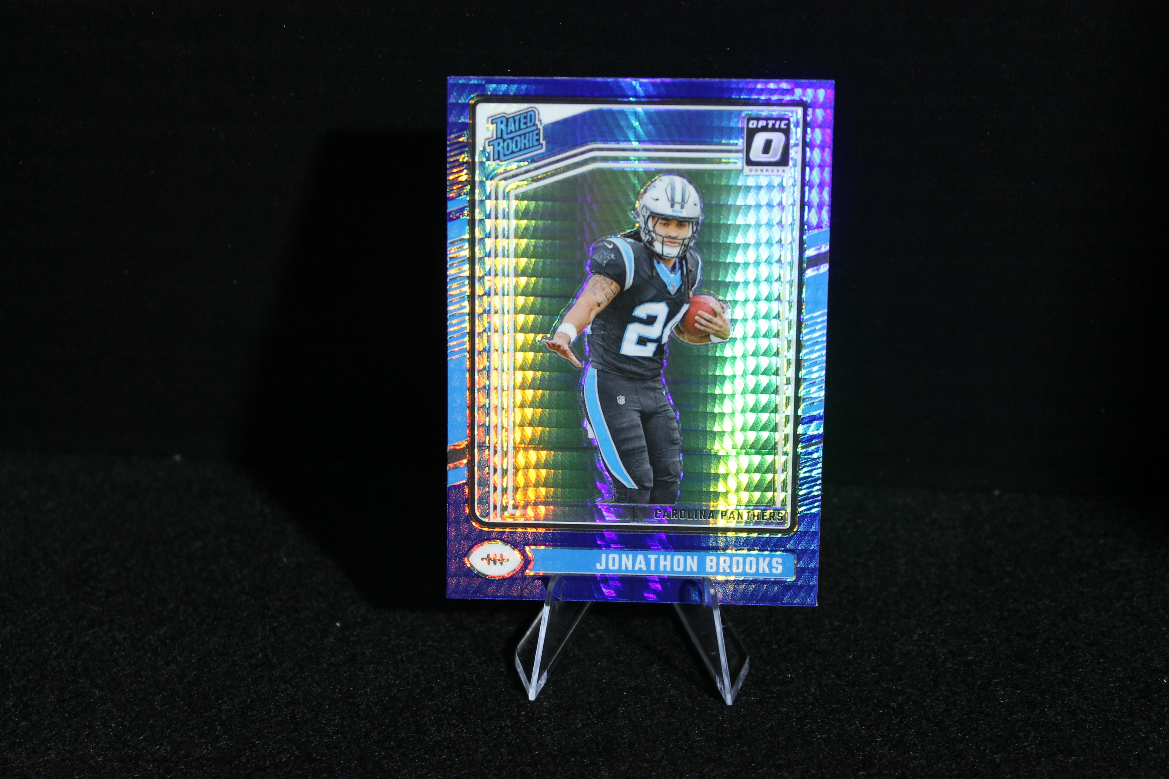 Jonathon Brooks - 2024 Donruss Optic - Blue Hyper - Rated Rookie