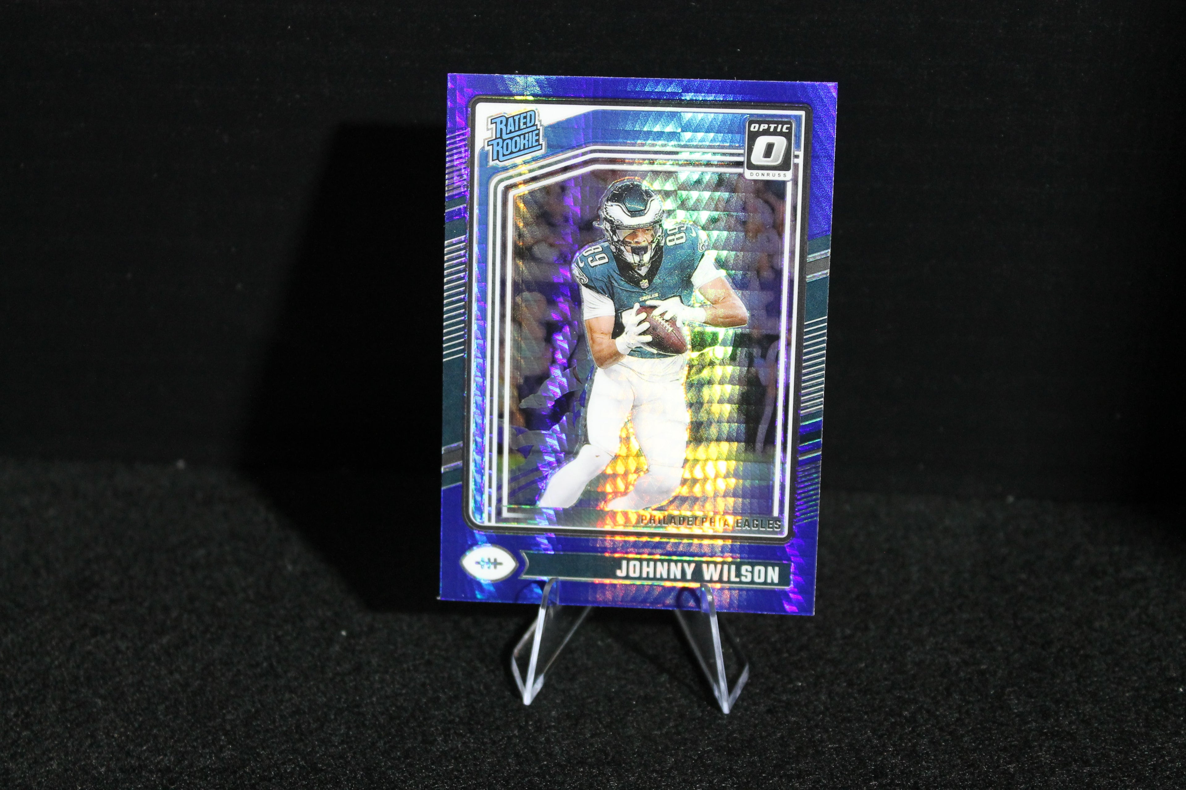 Johnny Wilson - 2024 Donruss Optic - Blue Hyper - Rated Rookie