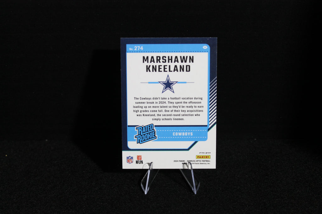 Marshawn Kneeland - 2024 Donruss Optic - Purple Shock - Rated Rookie