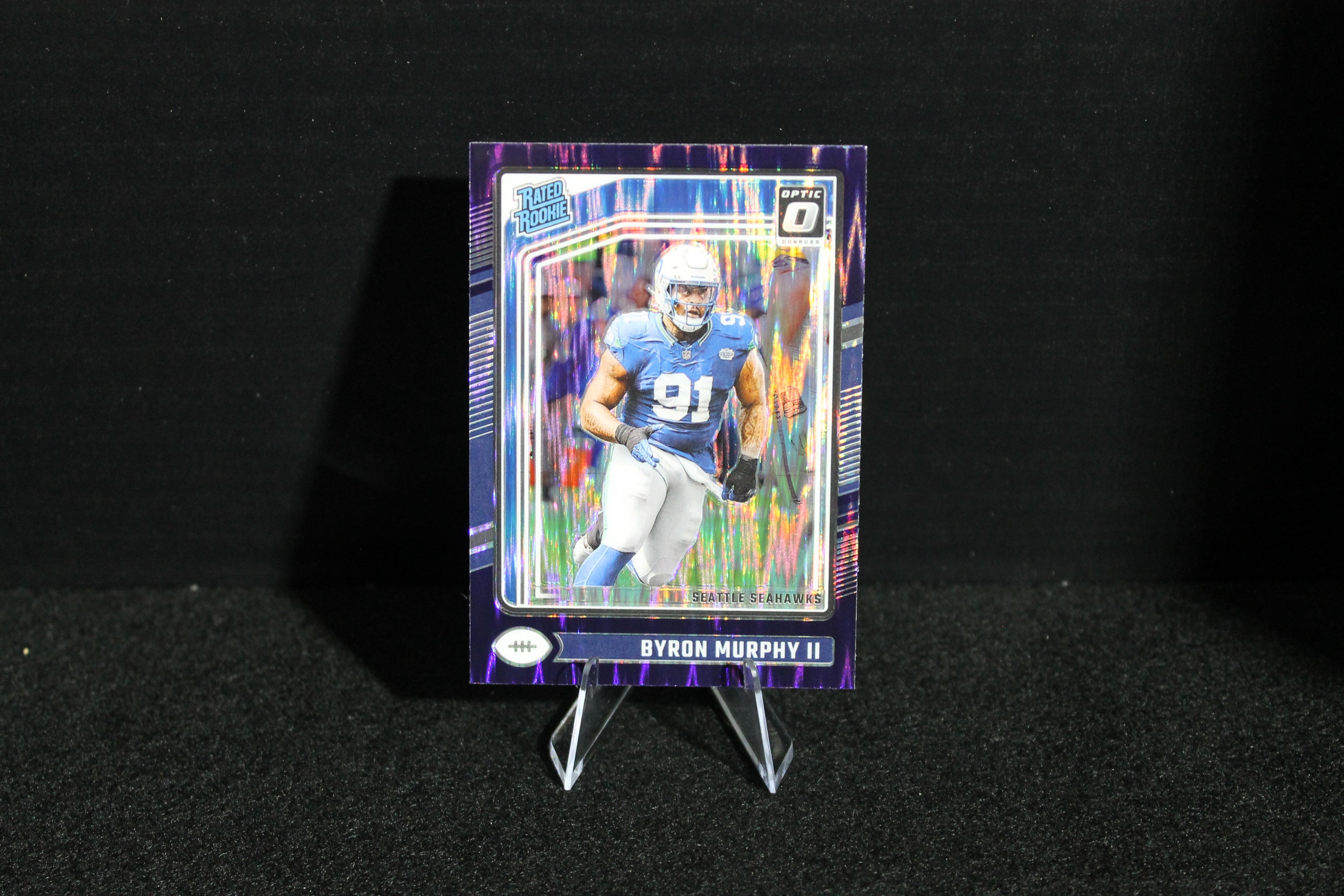 Byron Murphy II - 2024 Donruss Optic - Purple Shock - Rated Rookie