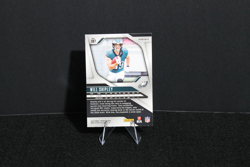 Will Shipley - 2024 Panini Prizm - Lazer - Rookie