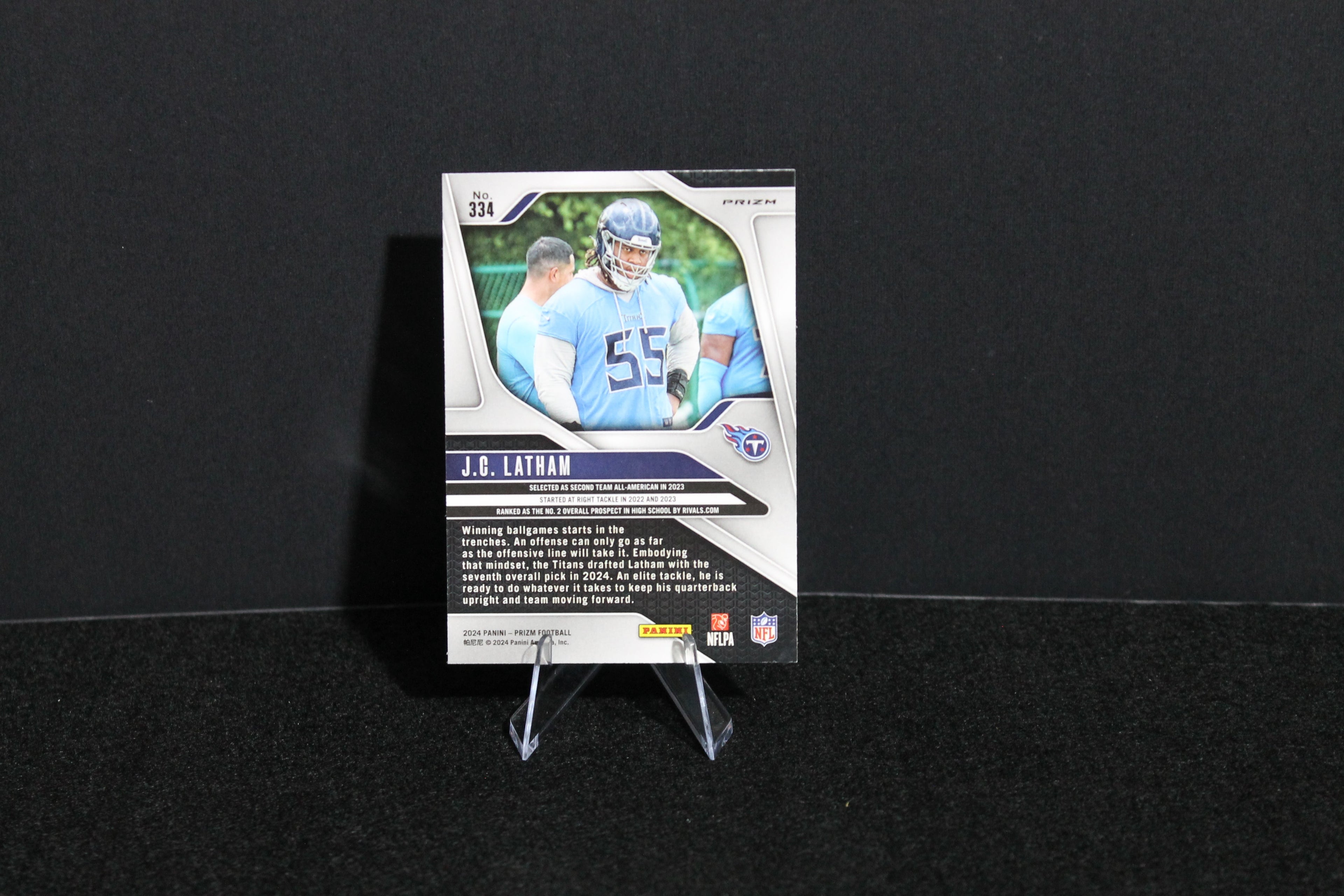 J.C. Latham - 2024 Panini Prizm - Green Wave - Rookie