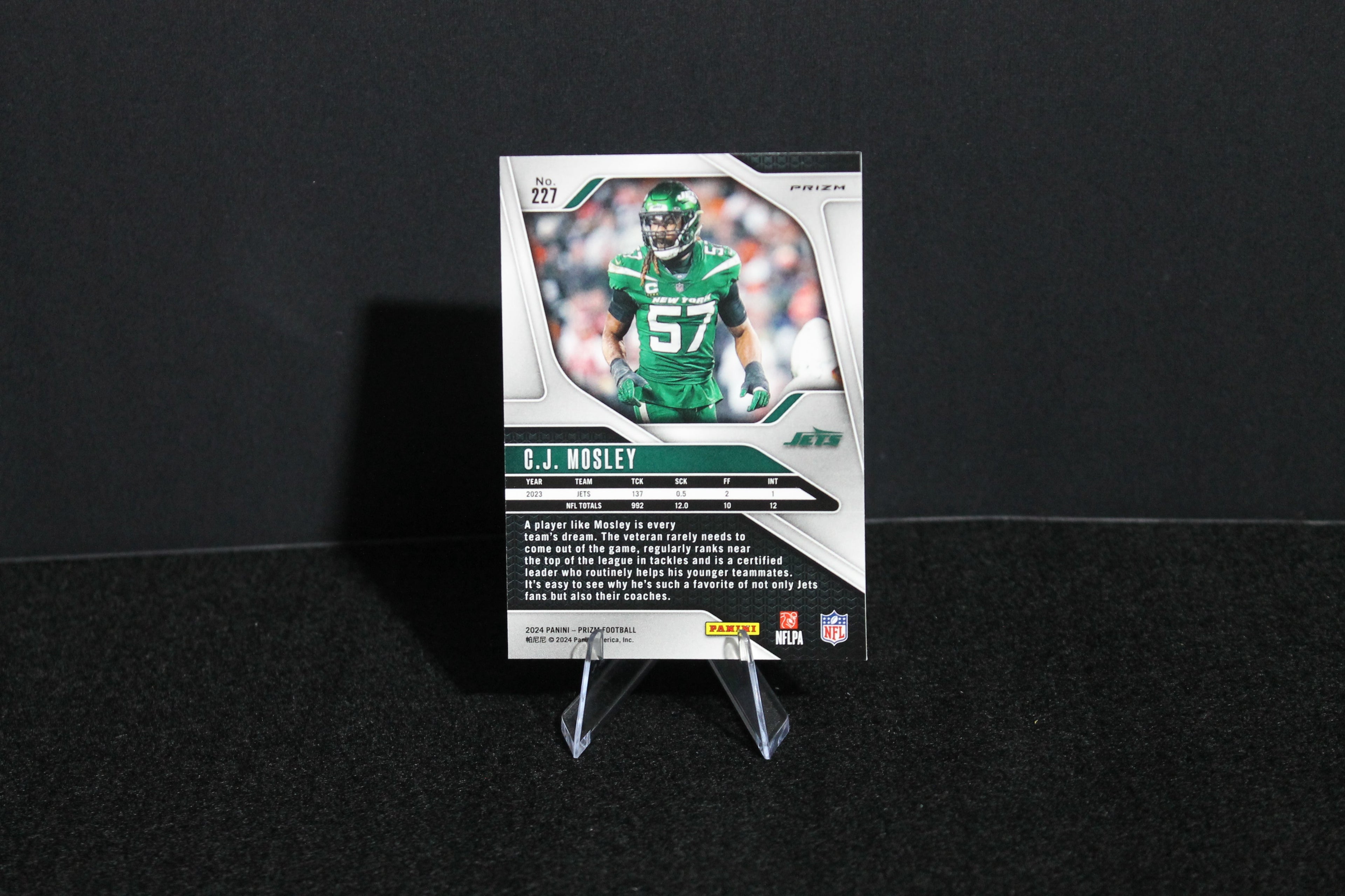 C.J. Mosley - 2024 Panini Prizm - Silver Prizm