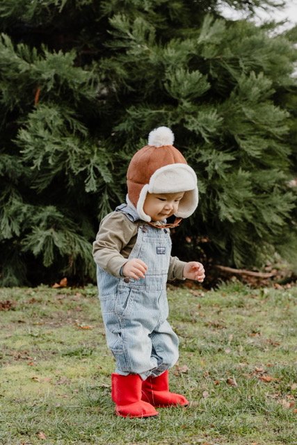 Faux Fur-Lined Kids Winter Hat | Windproof Toddler Trapper Hat