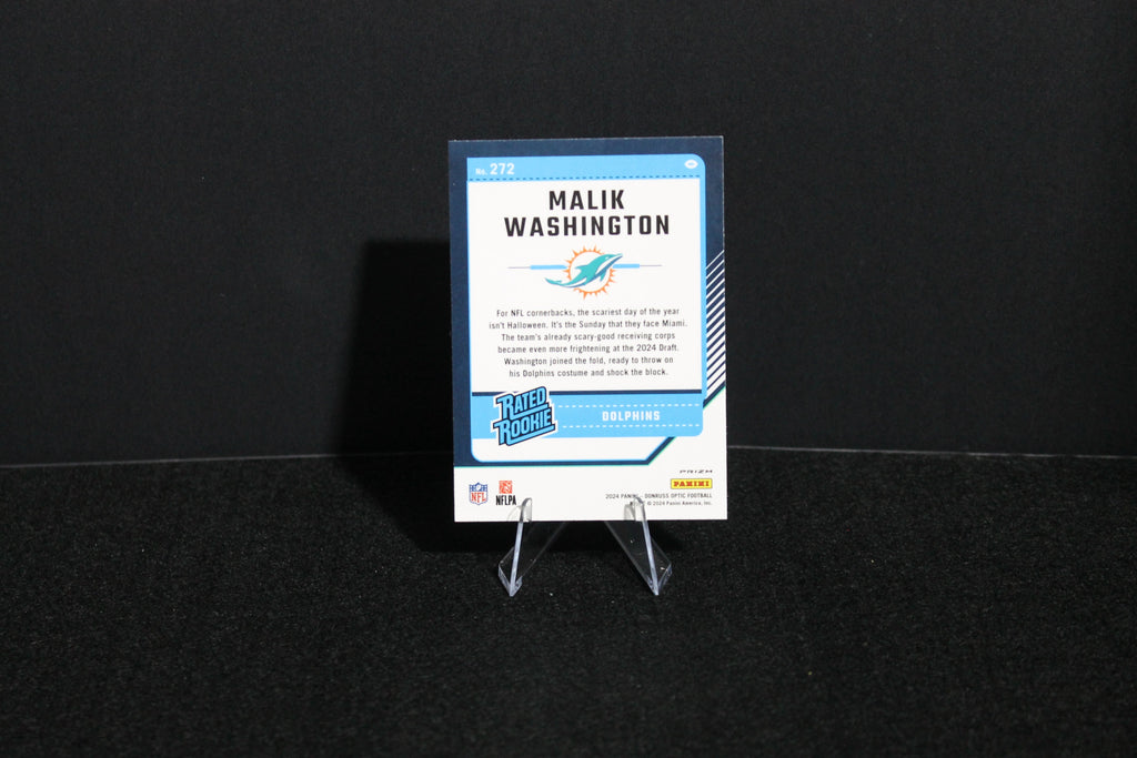 Malik Washington - 2024 Donruss Optic - Holo - Rated Rookie