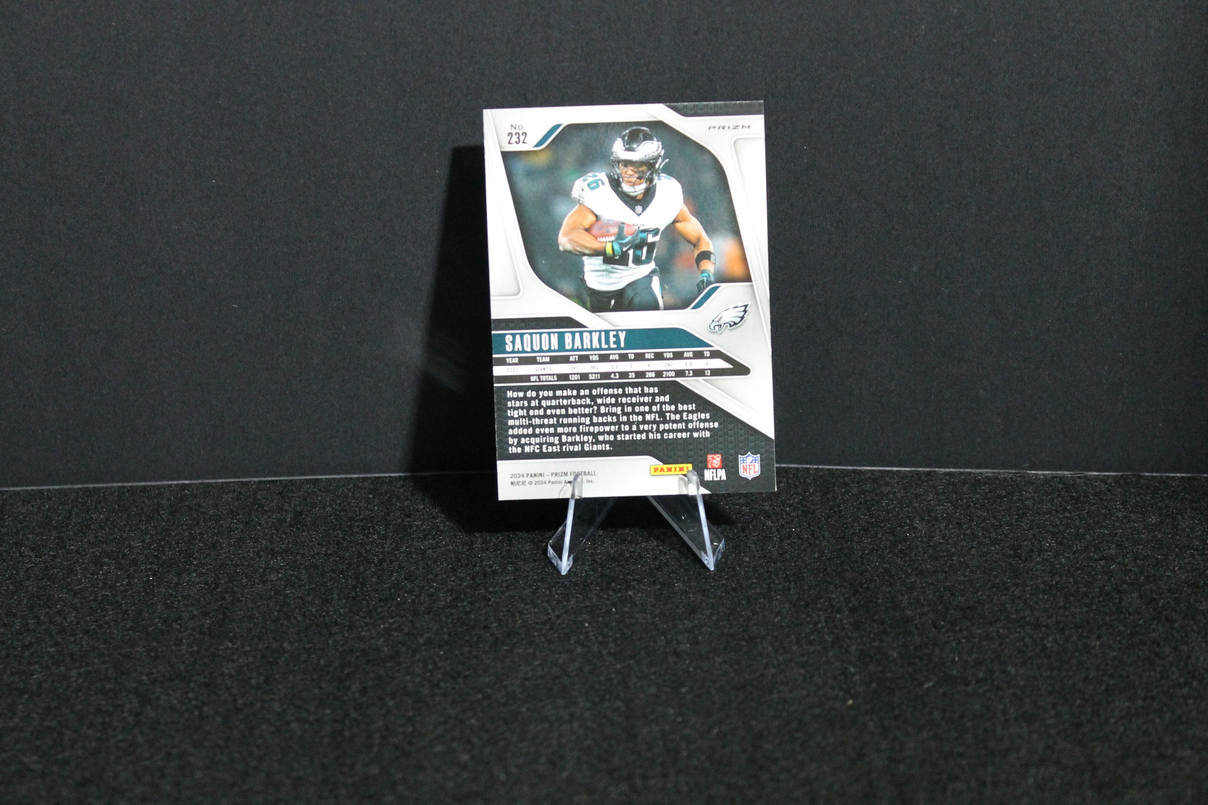 Saquon Barkley - 2024 Panini Prizm - Green Wave