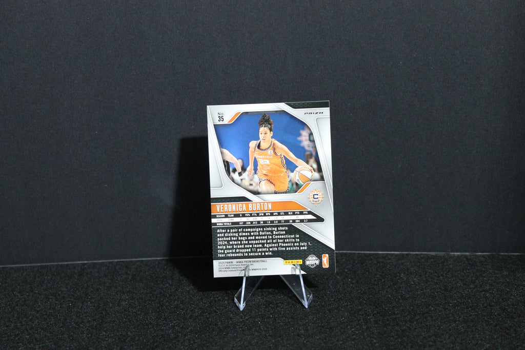 Veronica Burton - 2024 Panini Prizm WNBA - Orange Ice
