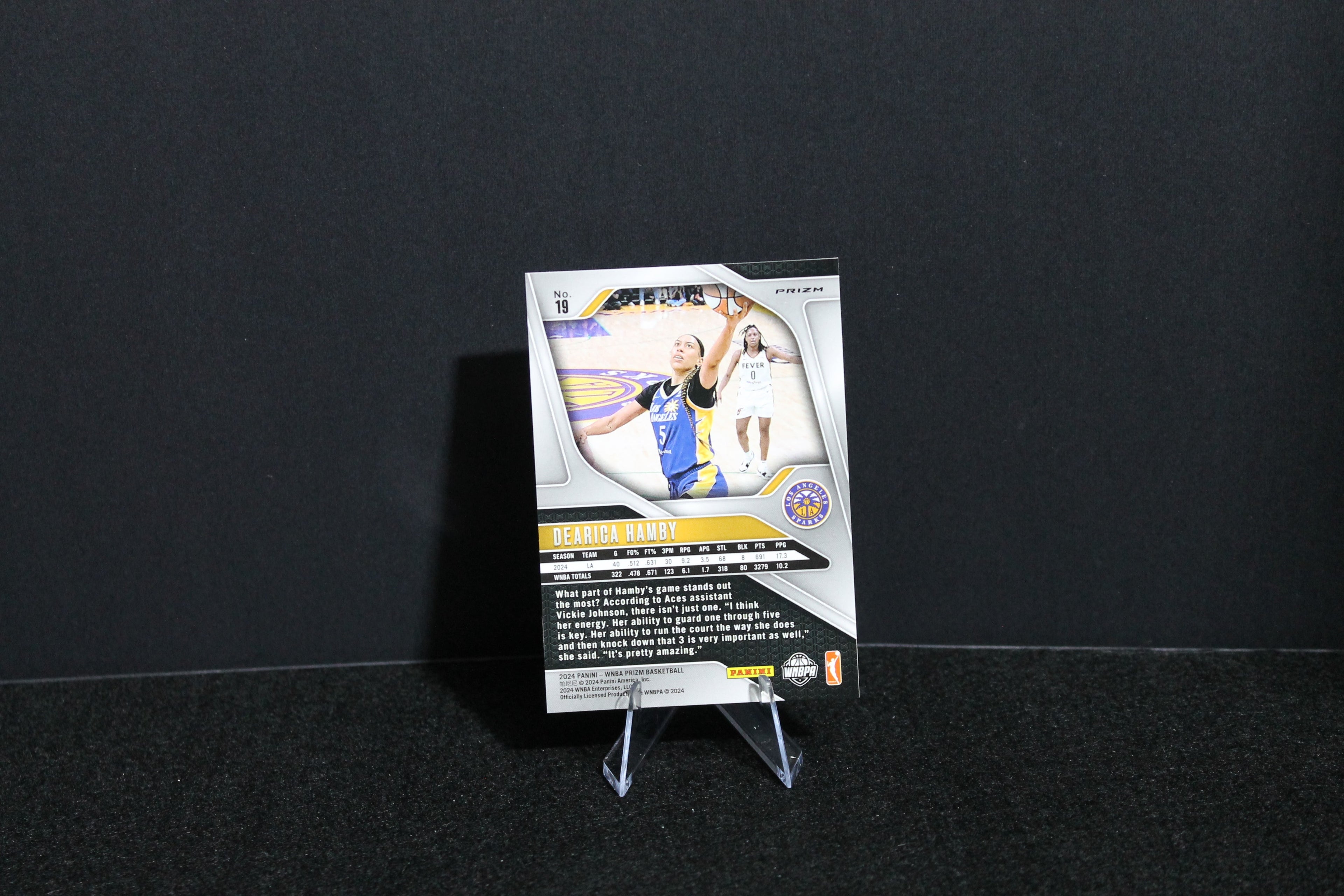 Dearica Hamby - 2024 Panini Prizm WNBA - Orange Ice