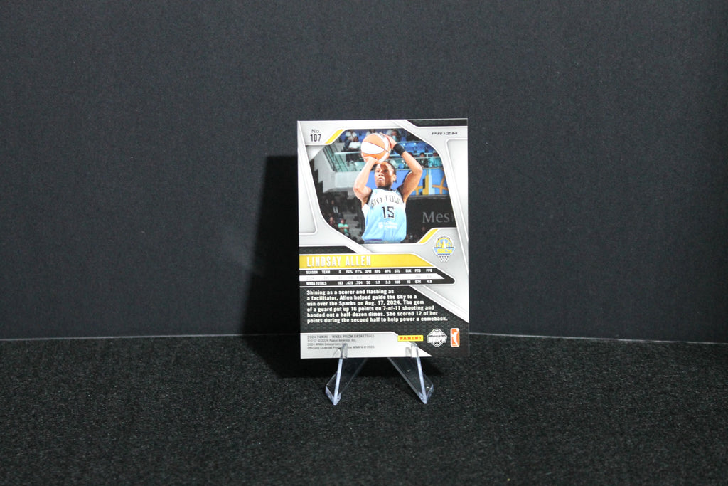 Lindsay Allen - 2024 Panini Prizm WNBA - Orange Ice