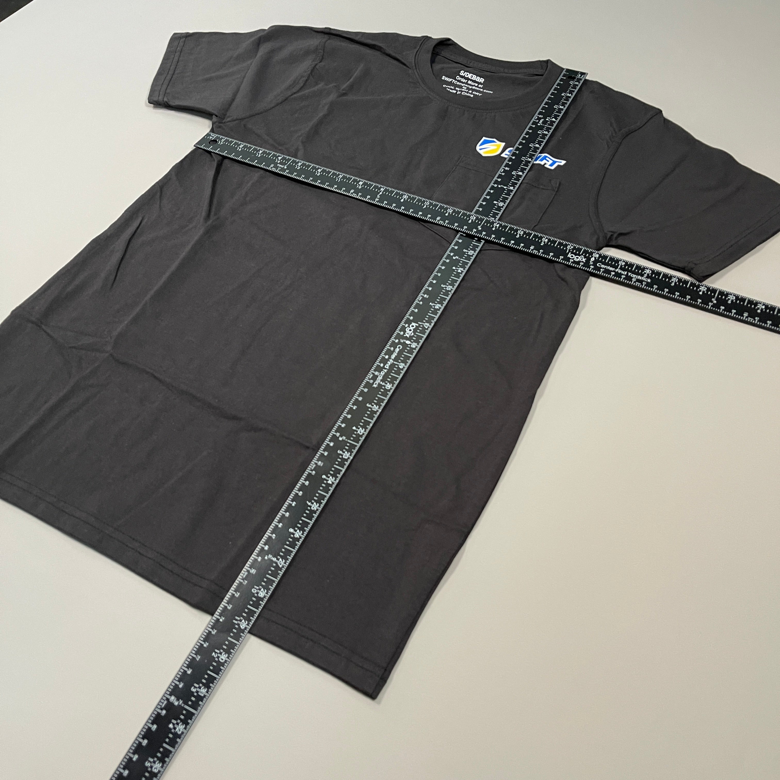 SWIFT Transportation Driver T-Shirt w/Pocket Unisex Sz M Black SW-170 (New Other)