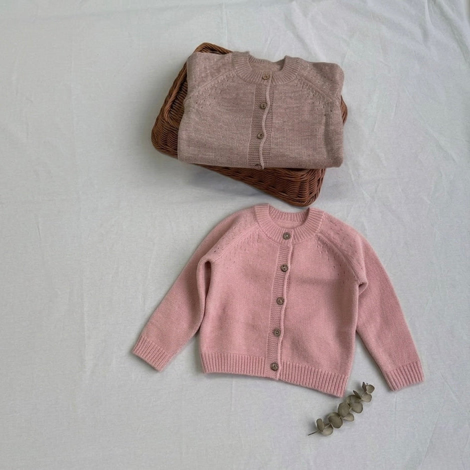 Premium Kids' Organic Cotton Cardigan | Made in Peru