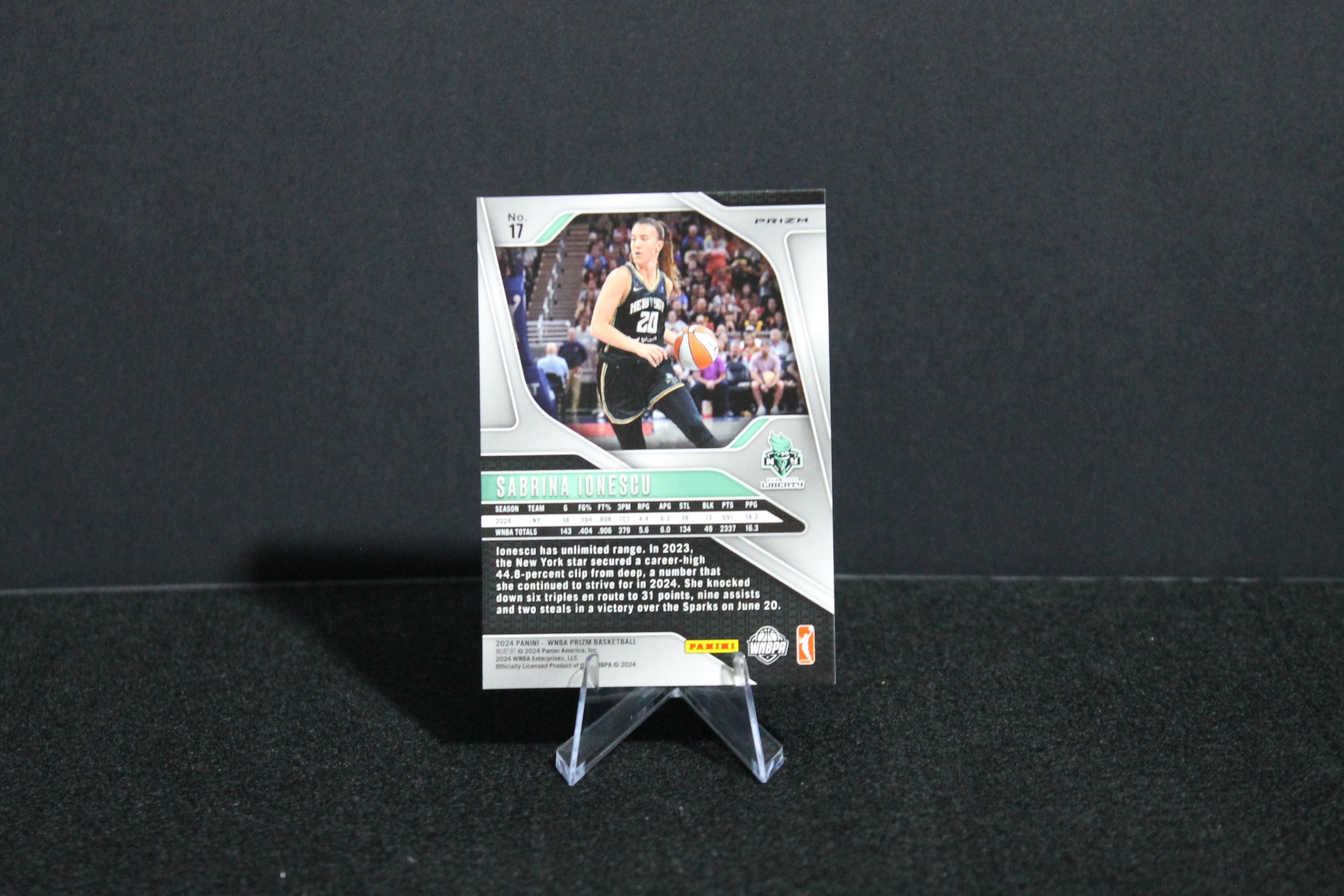 Sabrina Ionescu - 2024 Panini Prizm WNBA - Green