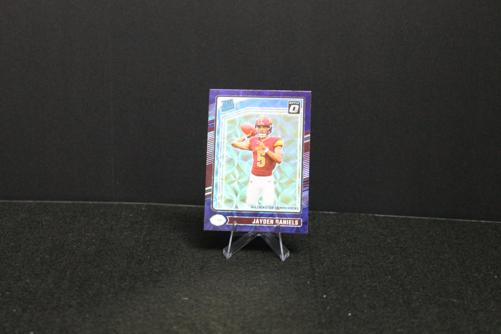 Jayden Daniels - 2024 Donruss Optic - Purple Scope - Rookie