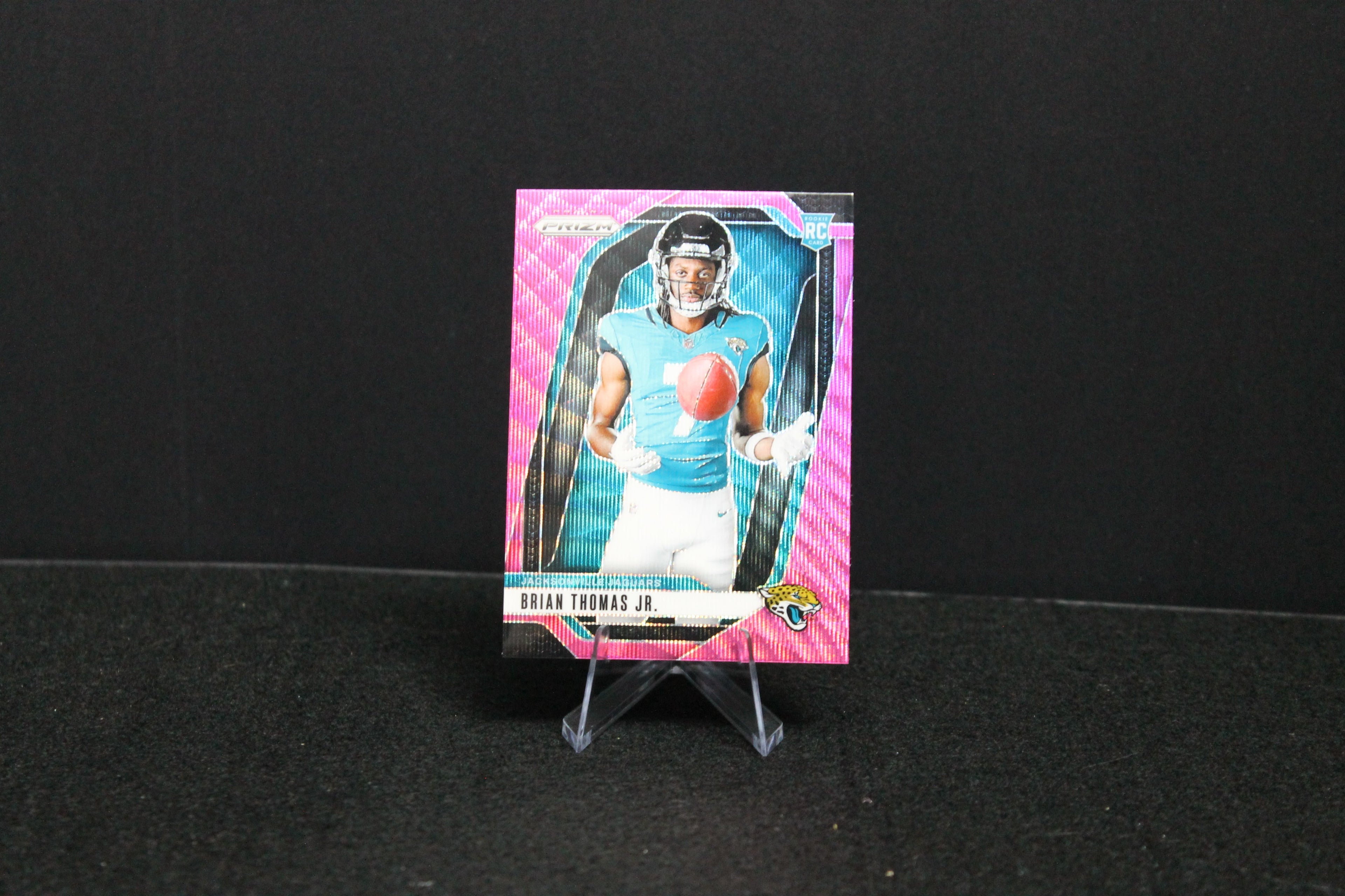 Brian Thomas Jr. - 2024 Panini Prizm - Pink Wave - Rookie Variation