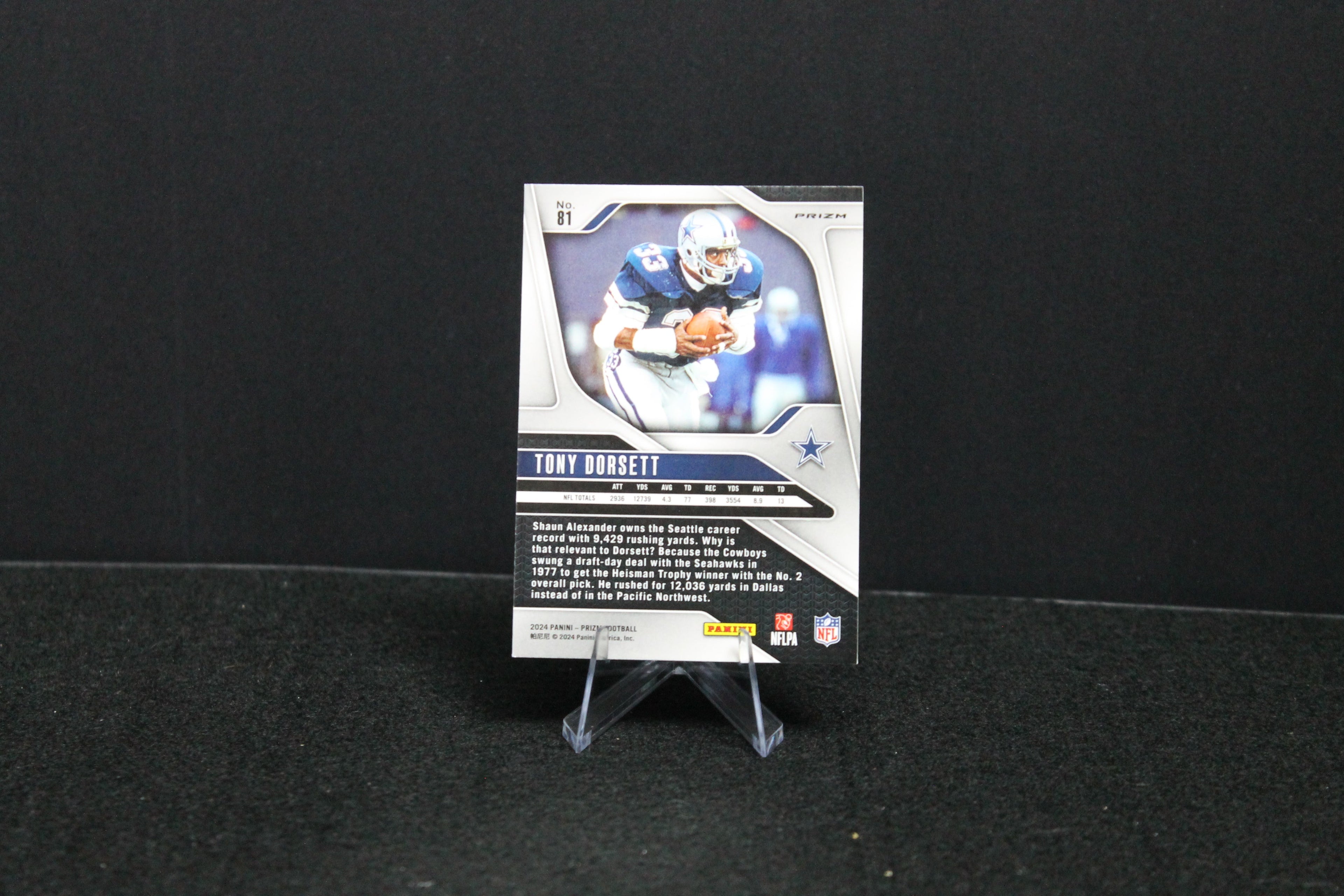 Tony Dorsett - 2024 Panini Prizm - Red Prizm - SSP