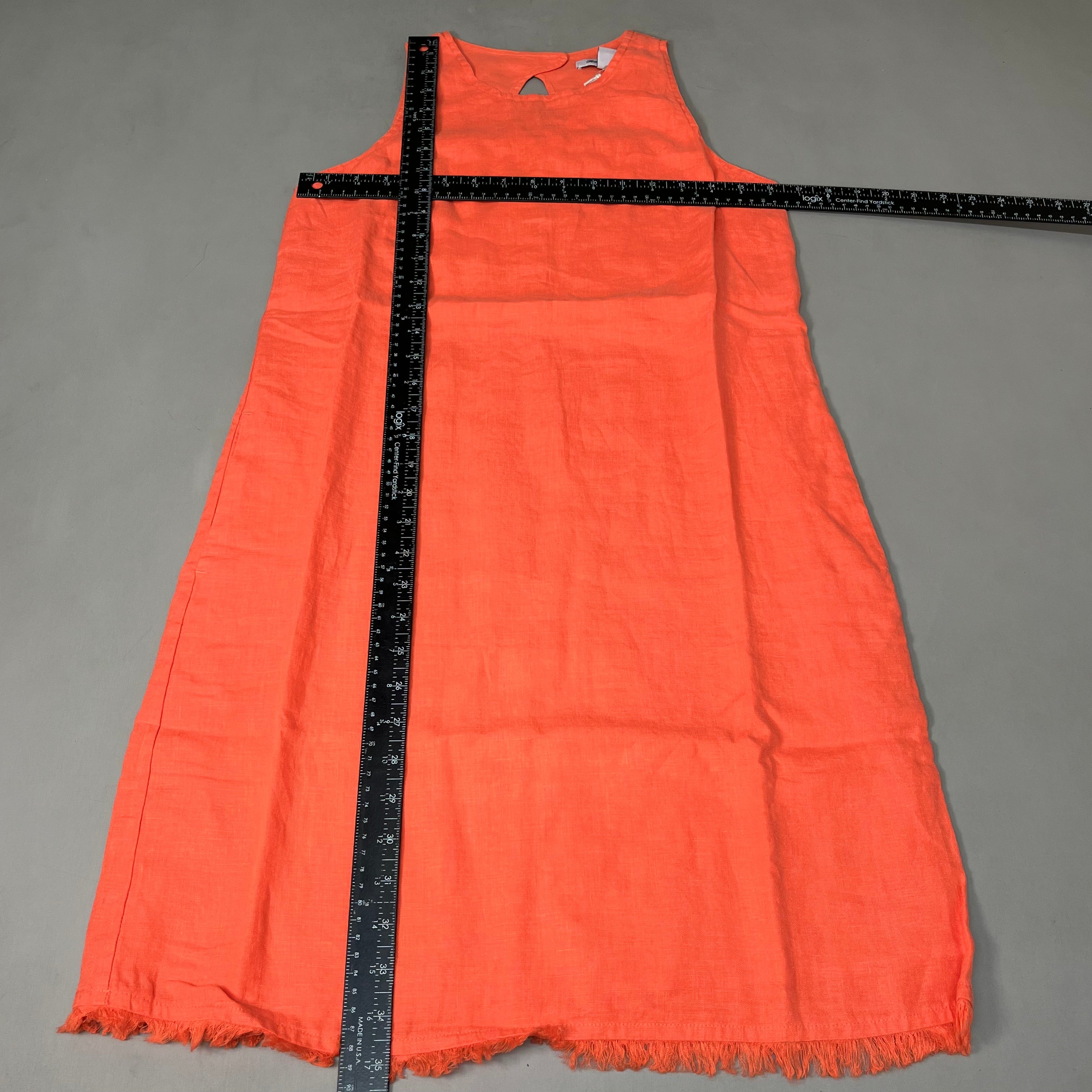 TOMMY BAHAMA Two Palms Linen Shift Short Dress Sz XS Burnt Coral TW615379 (New)