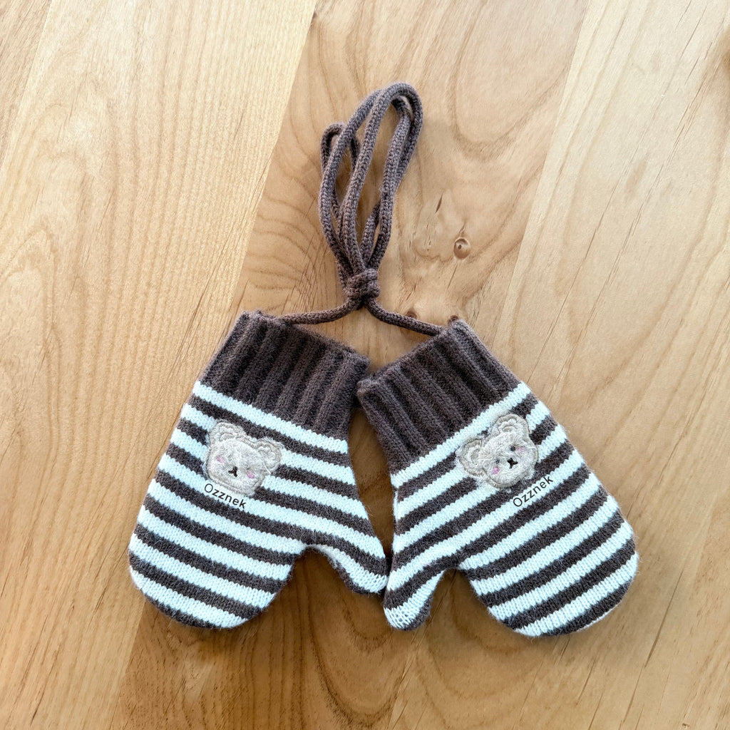 Pre-Order Kids Winter Gloves with String | Warm Toddler Mittens 2-5Y
