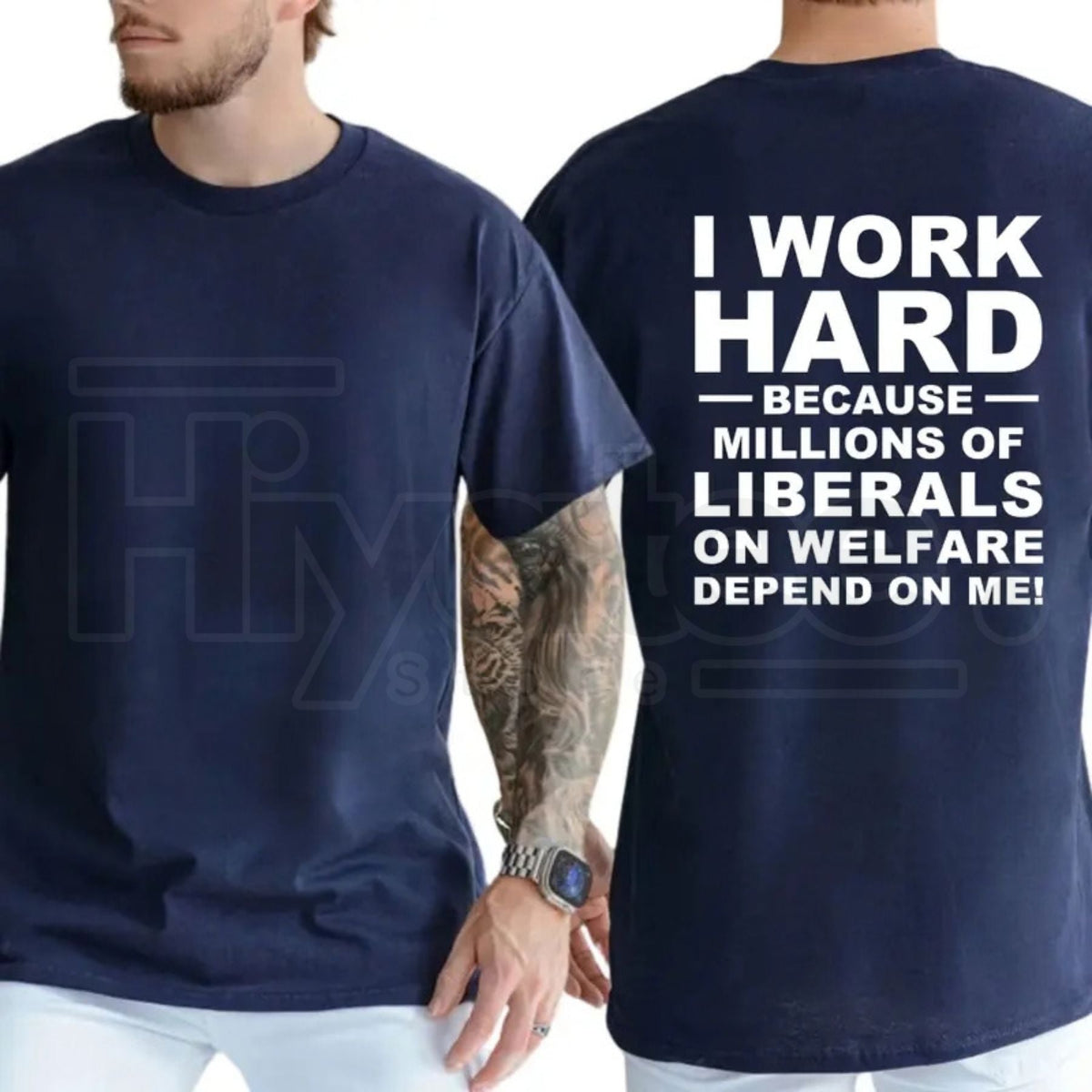 I Work Hard Because Millions Depend On Me Funny T-Shirt – Comfy Cotton Graphic Tee