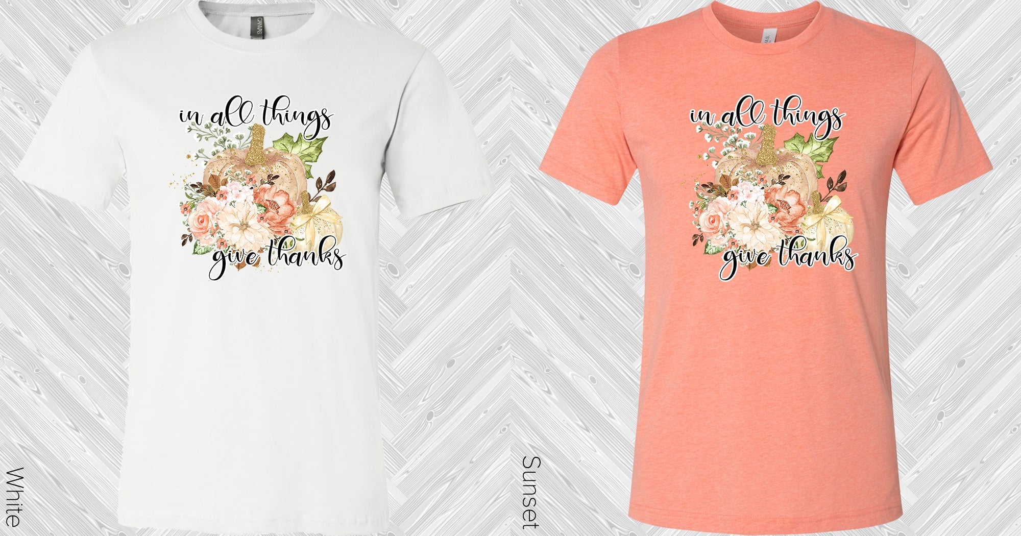 In All Things Give Thanks Graphic Tee