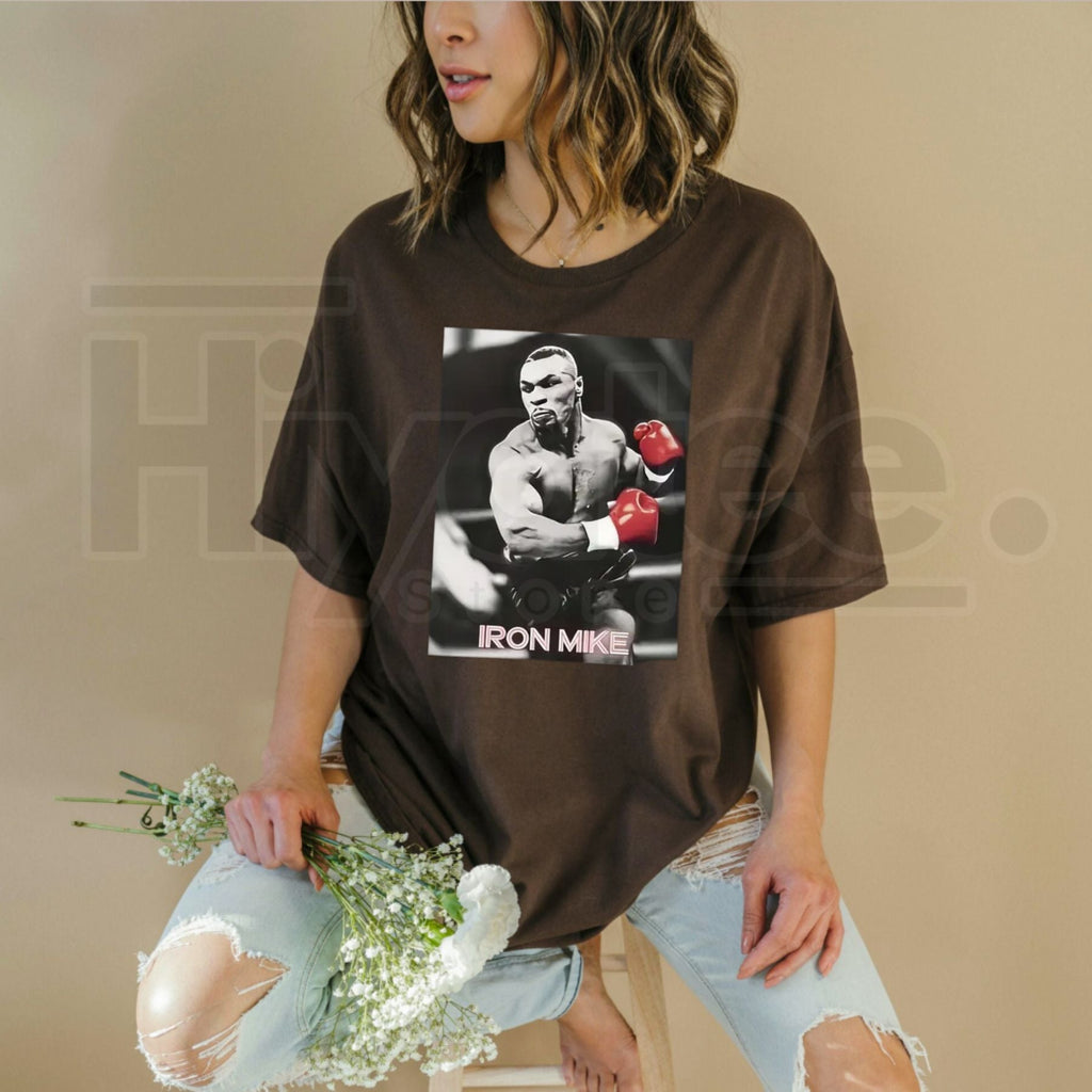"Iron Mike" – Vintage Autographed Boxing Graphic Top