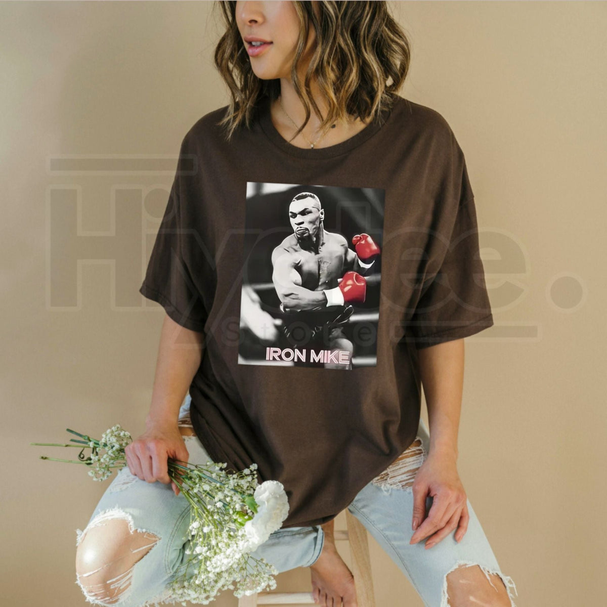 "Iron Mike" – Vintage Autographed Boxing Graphic Top